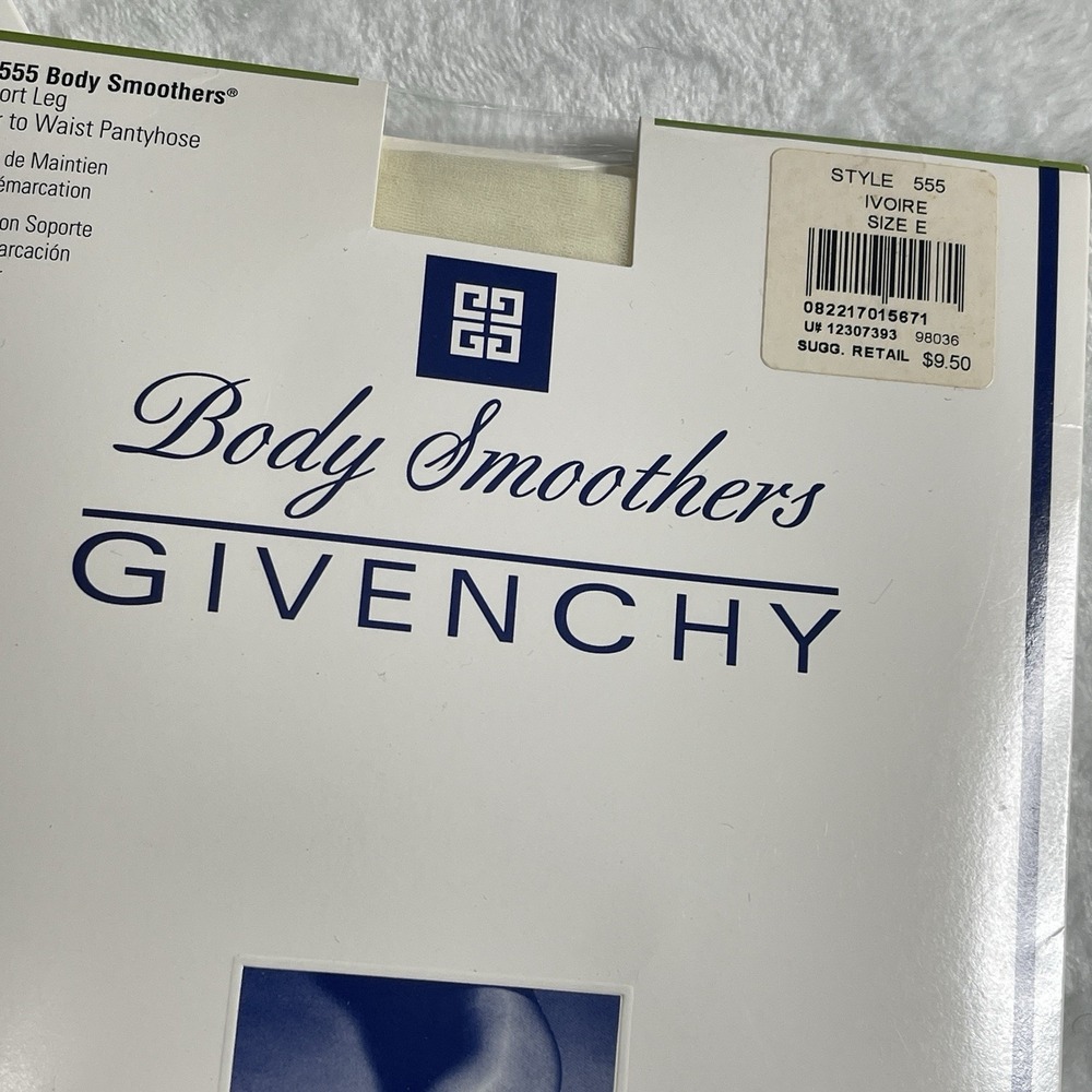 NOS 1996 Givenchy Hosiery Body Smothers 555 Size E Control Top Sandal Womens - Picture 4 of 5